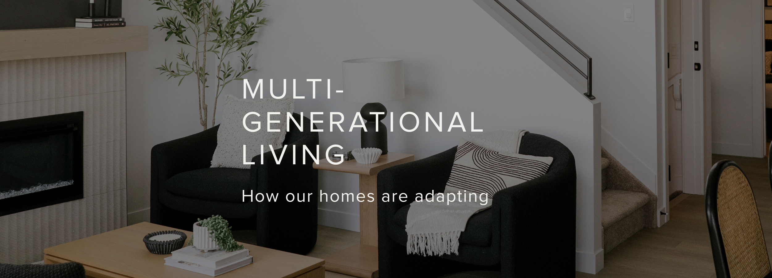 graphic on multi generational living and how daytona homes is adapting