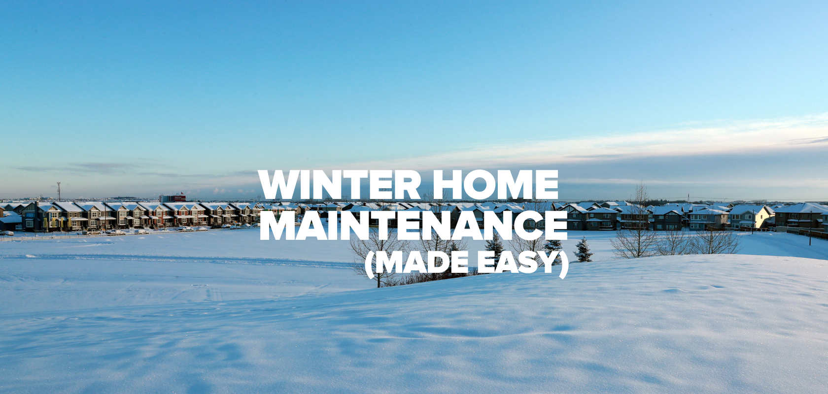 winter home maintenance checklist